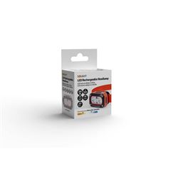 Solight LED čelová nabíjecí svítilna, 250lm, teplé+studené světlo, Li-Ion