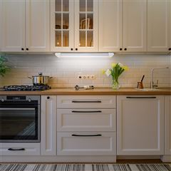 Solight LED lineární svítidlo podlinkové, 10W, 4100K, 3-stupňové stmívaní, vypínač, hliník, 58cm