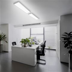 Solight LED stropní osvětlení přisazené, 40W,  4800lm, 4000K, UGR<19, 120x30cm, 3 roky záruka, bílá barva