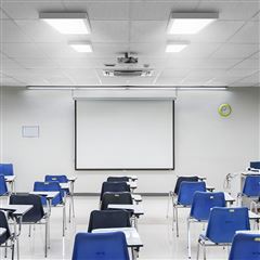 Solight LED stropní osvětlení přisazené, 40W,  4800lm, 4000K, UGR<19, 120x30cm, 3 roky záruka, bílá barva