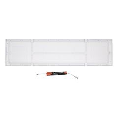 Solight LED stropní osvětlení přisazené, 40W,  4800lm, 4000K, UGR<19, 120x30cm, 3 roky záruka, bílá barva