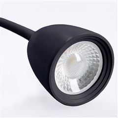 Solight LED nástěnná lampička, stmívatelná, 4W, 280lm, 3000K, černá