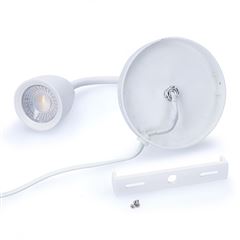 Solight LED nástěnná lampička, stmívatelná, 4W, 280lm, 3000K, bílá