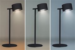 Solight LED nabíjecí lampička 3v1, 280lm, změna CCT, stmívání, černá