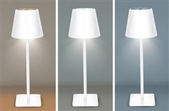 Solight LED nabíjecí lampička Lucca, 120lm, změna CCT, stmívání, bílá