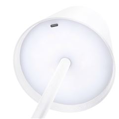 Solight LED nabíjecí lampička Lucca, 120lm, změna CCT, stmívání, bílá