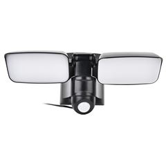 Solight LED solární osvětlení se senzorem, 9W, 850lm, 4000K, Li-Ion, černá