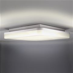 Solight LED venkovní osvětlení, přisazené, čtvercové, IP54, 15W, 1150lm, 4000K, 22cm