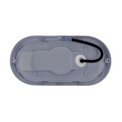 Solight LED venkovní osvětlení oválné, 13W, 910lm, 4000K, IP54, 21cm, šedá barva