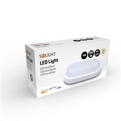 Solight LED venkovní osvětlení oválné, 13W, 910lm, 4000K, IP54, 21cm