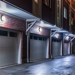 Solight LED venkovní osvětlení kulaté, 13W, 910lm, 4000K, IP54, 17cm, šedá barva