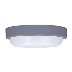 Solight LED venkovní osvětlení kulaté, 13W, 910lm, 4000K, IP54, 17cm, šedá barva