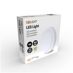 Solight LED venkovní osvětlení kulaté, 13W, 910lm, 4000K, IP54, 17cm