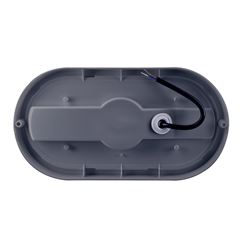 Solight LED venkovní osvětlení oválné, 20W, 1500lm, 4000K, IP54, 26cm, šedá barva