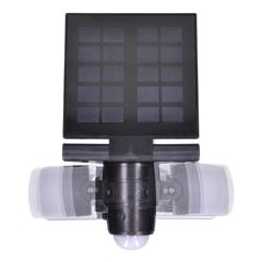 Solight LED solární osvětlení se senzorem, 8W, 600lm, Li-on, černá