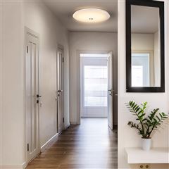 Solight LED stropní světlo PLAIN s PIR sensorem, 18W, 1260lm, 3000K, kulaté, 33cm