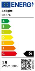 Solight LED stropní světlo PLAIN s PIR sensorem, 18W, 1260lm, 3000K, kulaté, 33cm