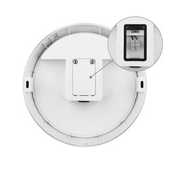 Solight LED venkovní osvětlení se senzorem a nastavitelnou CCT, 18W, 1800lm, 22cm, 2v1 - bílý a černý kryt