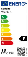 Solight LED venkovní osvětlení se senzorem a nastavitelnou CCT, 18W, 1800lm, 22cm, 2v1 - bílý a černý kryt