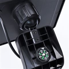 Solight LED solární osvětlení se senzorem, 11W, 1200lm, 3 CCT, Li-Ion, černá
