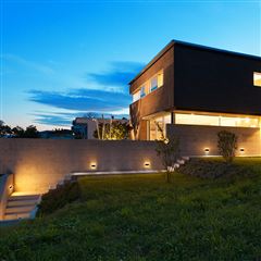 Solight LED venkovní nástěnné osvětlení Modena, 12W, 800lm, 3CCT, černá