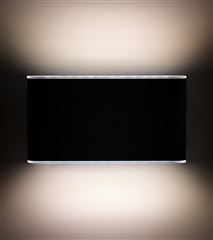 Solight LED venkovní nástěnné osvětlení Modena, 12W, 800lm, 3CCT, černá