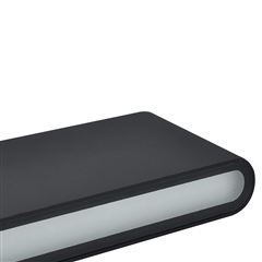 Solight LED venkovní nástěnné osvětlení Modena, 12W, 680lm, 120°, černá