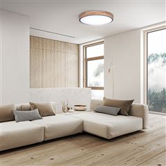 Solight LED osvětlení s dálkovým ovladačem Iron Oak, 48W, 3360lm, 40cm, změna chromatičnosti, stmívatelné