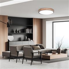 Solight LED osvětlení s dálkovým ovladačem Iron Oak, 48W, 3360lm, 40cm, změna chromatičnosti, stmívatelné