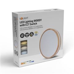 Solight LED osvětlení Woody, 25W, 1350lm, 29cm, 3CCT