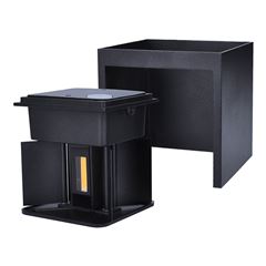 Solight LED venkovní nástěnné osvětlení Parma, 6W, 420lm, 3000K, černá