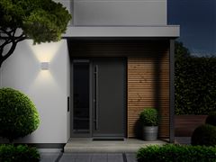 Solight LED venkovní nástěnné osvětlení Parma, 6W, 360lm, 10-110°, bílá