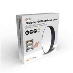 Solight LED osvětlení s dálkovým ovladačem Penley, 48W, 3360lm, 47cm, změna chromatičnosti, stmívatelné