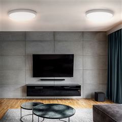 Solight LED osvětlení s dálkovým ovladačem Estela White, 60W, 4500lm, 50cm, změna chromatičnosti, stmívatelné