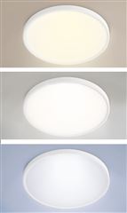 Solight LED osvětlení s dálkovým ovladačem Estela White UGR, 40W, 4300lm,  50cm, URG<19, závěsné i přisazené