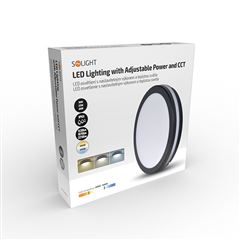 Solight LED osvětlení s nastavitelným výkonem a teplotou světla, 18/22/26W, max. 2210lm, 3CCT, IP65, 30cm