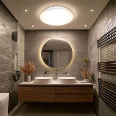 Solight LED osvětlení Adrano s ochranou proti vlhkosti, IP54, 28W, 2380lm, 3CCT, 38cm