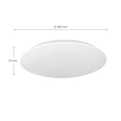 Solight LED osvětlení Adrano s ochranou proti vlhkosti, IP54, 28W, 2380lm, 3CCT, 38cm