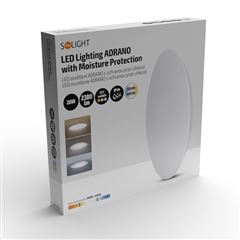 Solight LED osvětlení Adrano s ochranou proti vlhkosti, IP54, 28W, 2380lm, 3CCT, 38cm