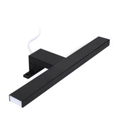 Solight LED koupelnové osvětlení nad zrcadlo 3v1, 7W, 455lm, 4000K, IP44, 40cm, černá