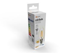 Solight LED žárovka retro, svíčka 4W, E14, 3000K, 360°, 440lm