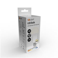 Solight LED žárovka, klasický tvar, 15W, E27, 4000K, 220°, 1650lm