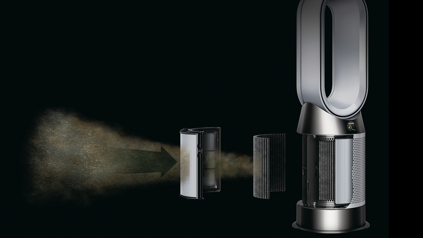 Zachytává plyny a ultrajemné částice