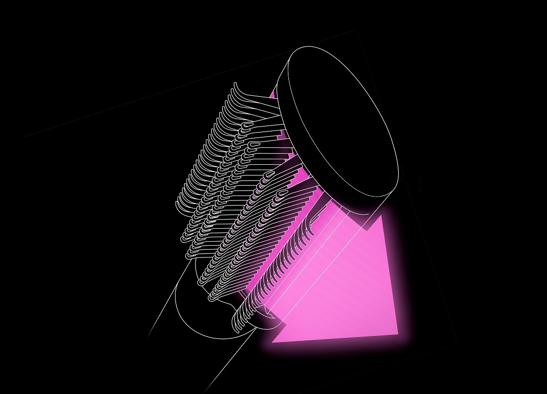 Coanda efekt pro objemný účes