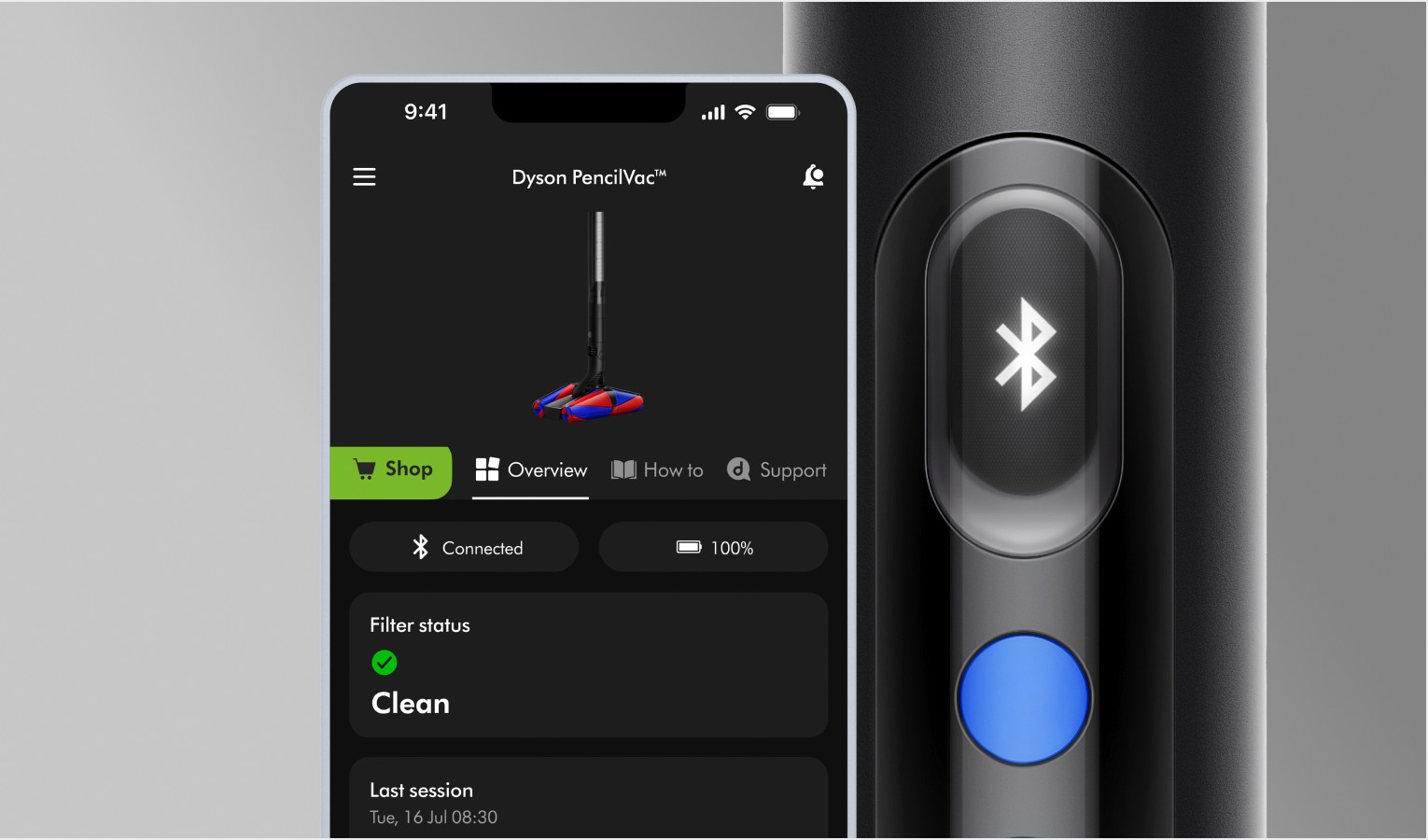 Připojení k aplikaci MyDyson™