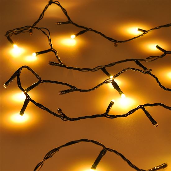 Solight LED WIFI smart outdoor Christmas chain, 240 LED, 12m, 3m lead, warm white + multicolor