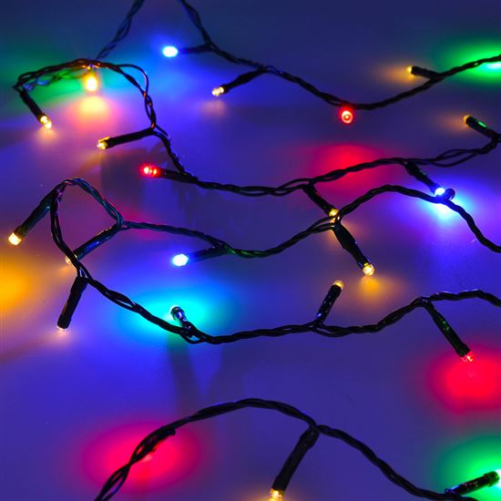 Solight LED WIFI smart outdoor Christmas chain, 240 LED, 12m, 3m lead, warm white + multicolor