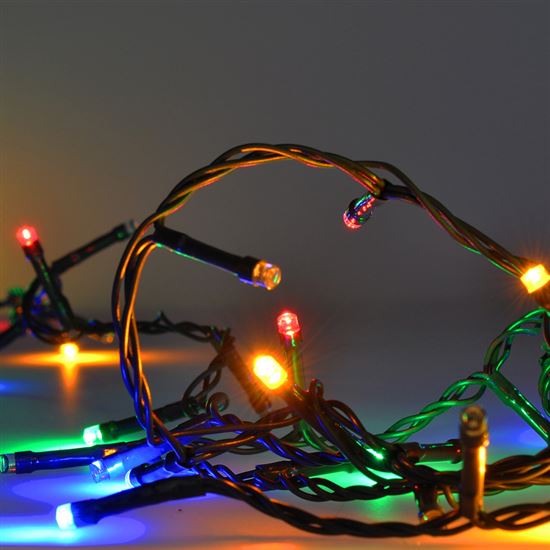 Solight LED WIFI smart outdoor Christmas chain, 400 LED, 20m, 5m lead, warm white + multicolor