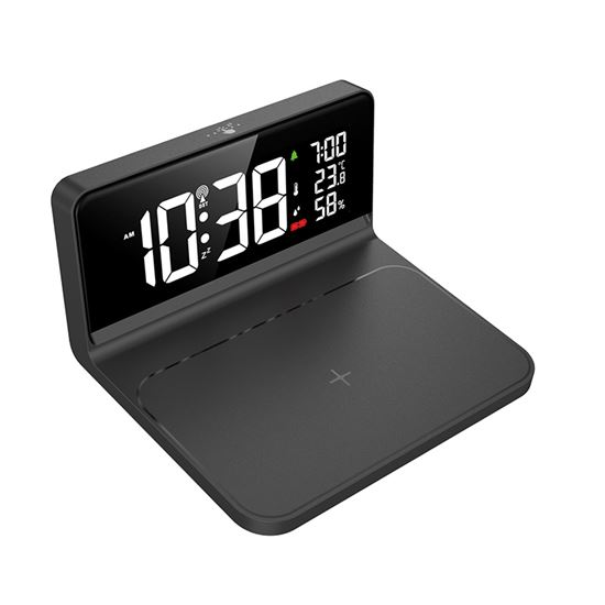 Solight clock with Qi wireless charging