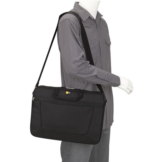 Case Logic 15.6” Top Loading Laptop Case - Black